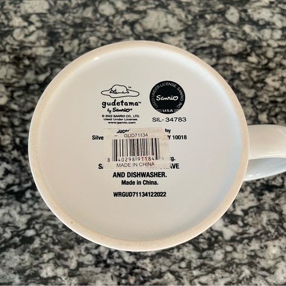 New Gudetama I don't wanna go... by Sanrio Ceramic Mug - Picture 9 of 9